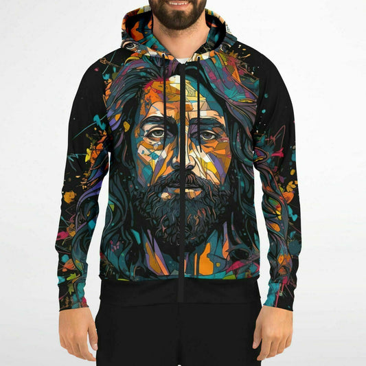 Messiah Athletic Zip-Up Hoodie - AOP copy